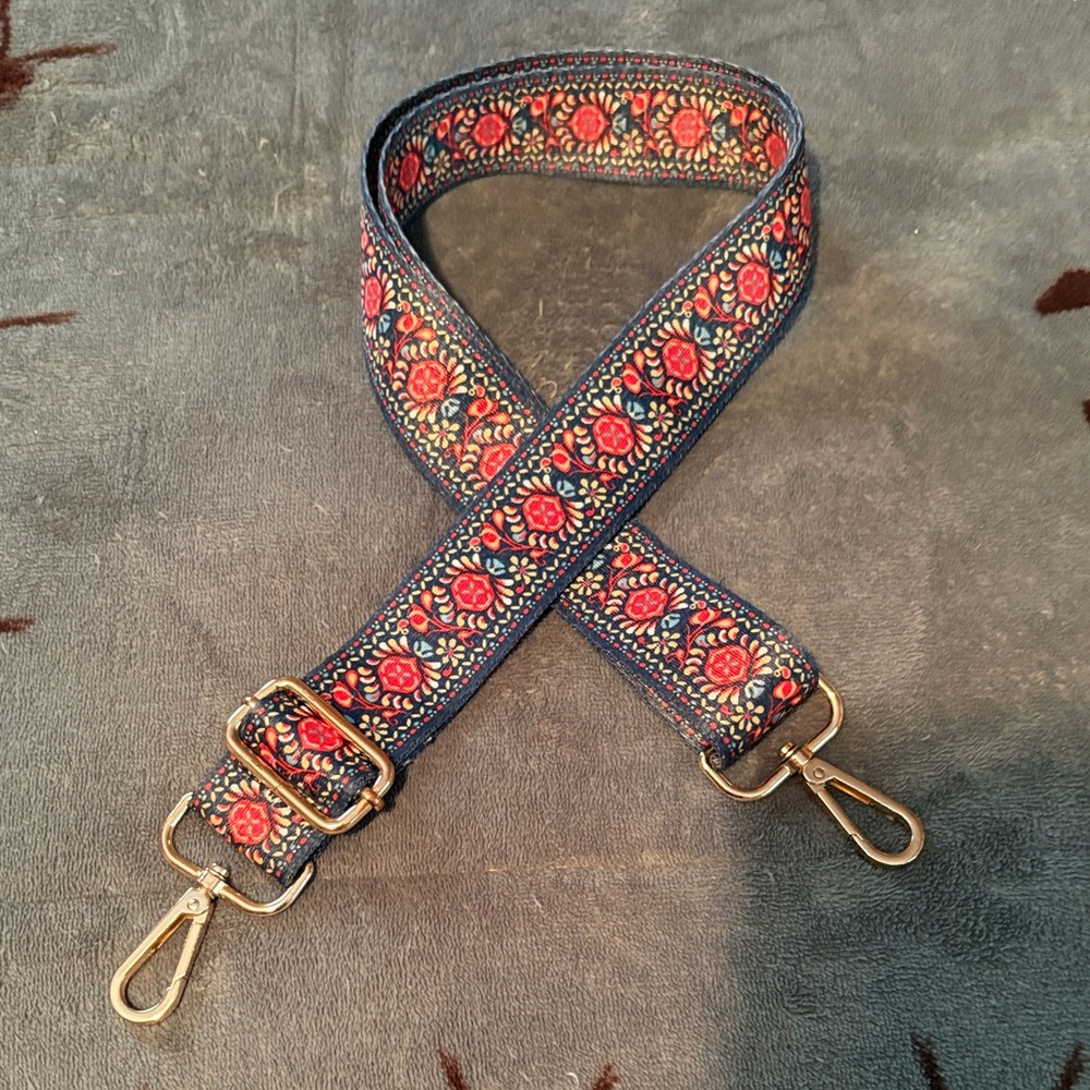 Floral Guitar Hand Bag Strap